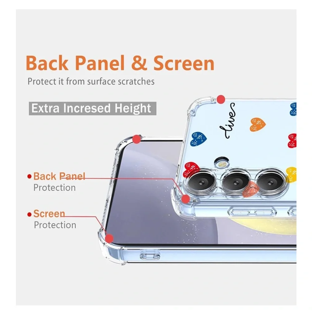 Galaxy S25 Plus Heart Phone Bumper Case NIB